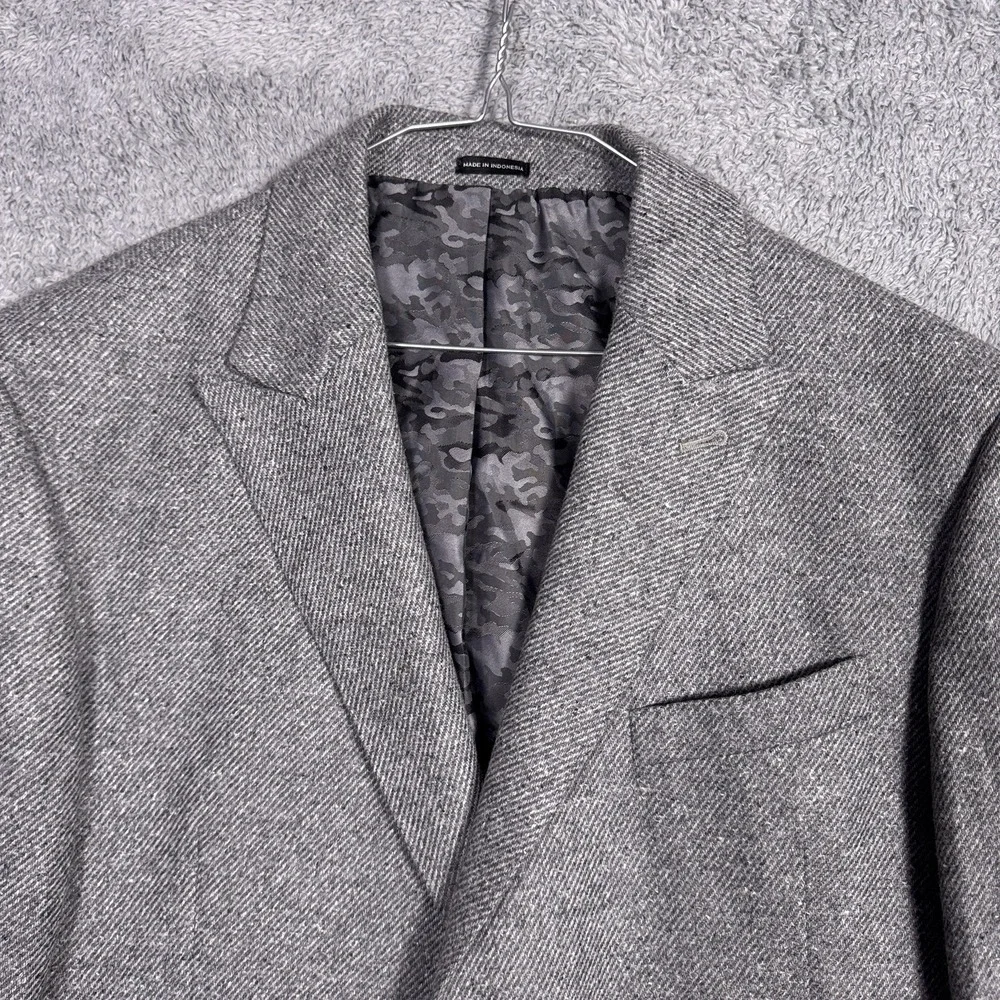 Joseph Abboud Blazer Men 44L Wool Unstructured SportCoat Nova Fides Speckle Slim